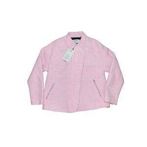 NWT Zara Trafaluc Outer Division  Jacket Wmns Longsleeve Zip Up Pink Size Small
